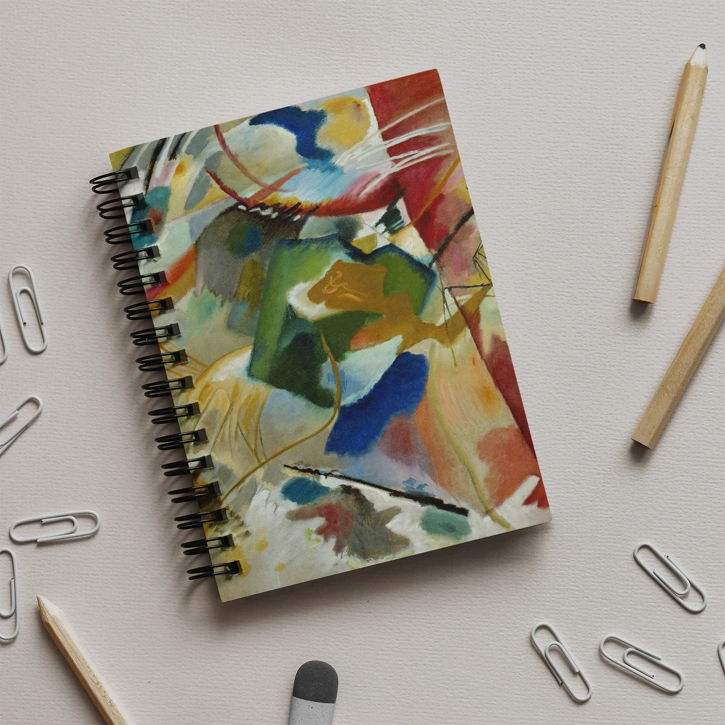 Painting with Green Center - Wassily Kandinsky Notebook Notebooks & Notepads