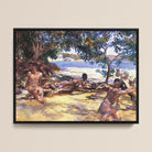 Bathers - John Singer Sargent Framed Canvas Posters Prints & Visual Artwork