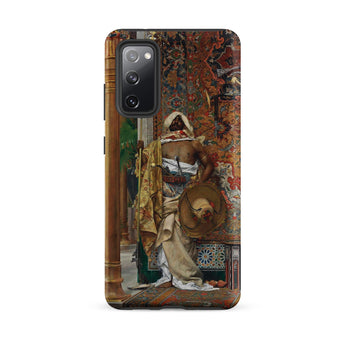 The Palace Guard 1 - Antonio Fabrés Phone Case Samsung Galaxy S20 Fe / Matte Phone Case Detailed Painting Ornately Dressed Man Gold Opulent