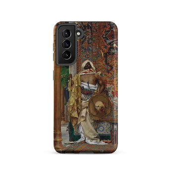 The Palace Guard 1 - Antonio Fabrés Phone Case Samsung Galaxy S21 / Matte Phone Case Detailed Ornate Painting Man Traditional Attire