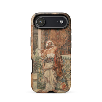 The Palace Guard 2 - Antonio Fabrés Phone Case Iphone 17 Air / Matte Brown Leather Phone Case Painting Design Antonio Fabrés, 19th-century