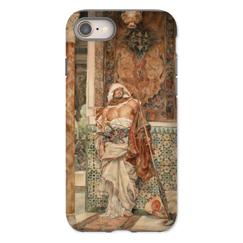 The Palace Guard 2 - Antonio Fabrés Phone Case Iphone 8 / Matte Phone Case Classical Painting Robed Figure Ornate Antonio Fabrés,