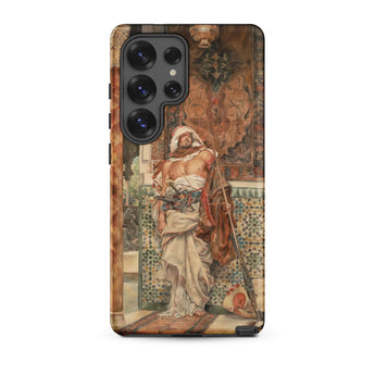 The Palace Guard 2 - Antonio Fabrés Phone Case Samsung Galaxy S25 Ultra / Matte Phone Case Detailed Illustration Armored Warrior Ornate