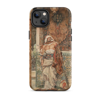 The Palace Guard 2 - Antonio Fabrés Phone Case Iphone 14 Plus / Matte Iphone Case Painting Man Turban Antonio Fabrés, 19th-century
