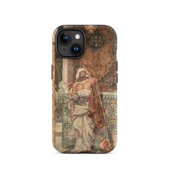 The Palace Guard - Antonio Fabrés Iphone Case, 15 / Matte, Phone Case Painting Moorish Warrior