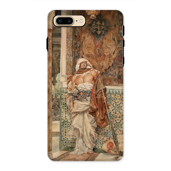 The Palace Guard - Antonio Fabrés Iphone Case, 8 Plus / Matte, Phone Case Classical Painting Robed Figure Ornate Interior