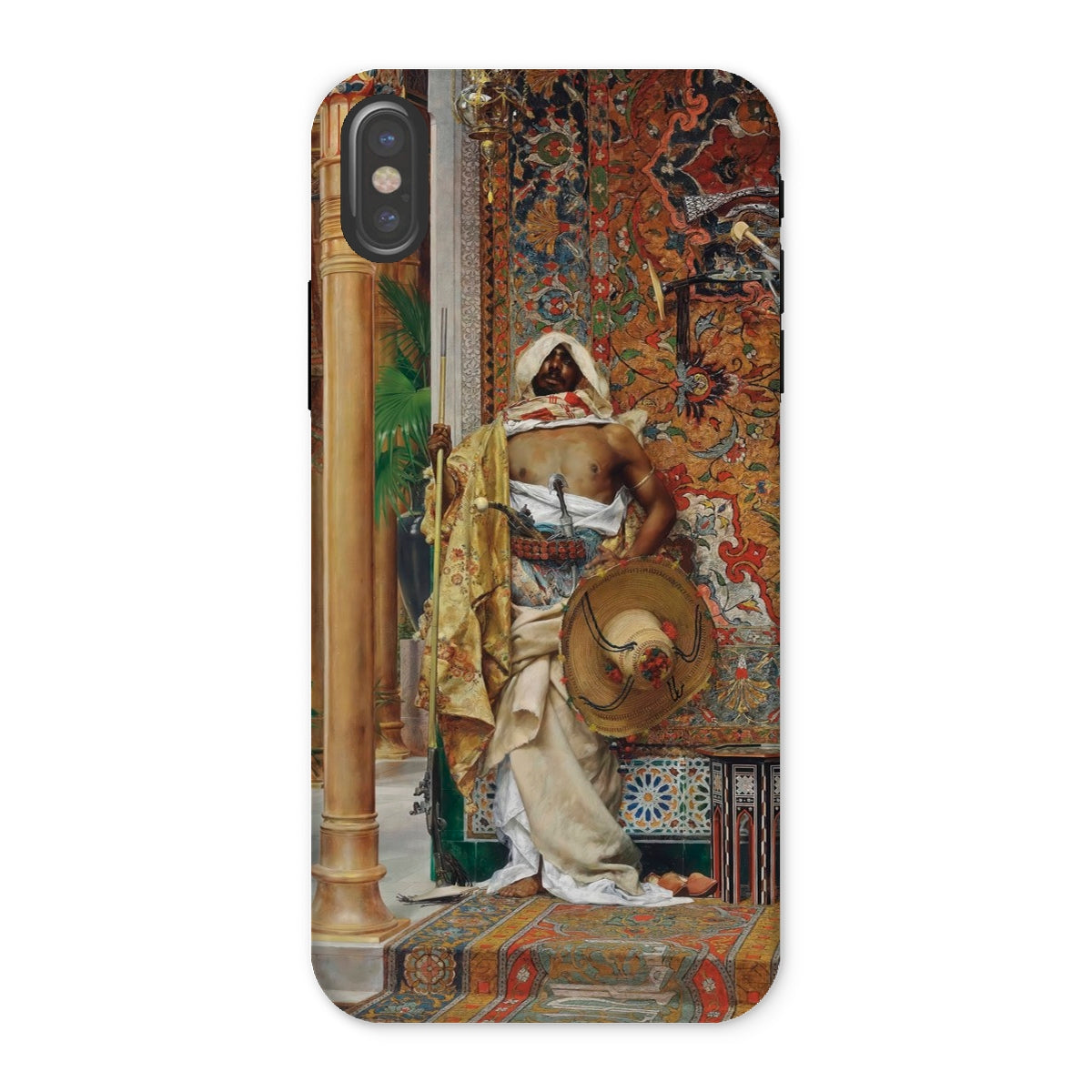 The Palace Guard Antonio Fabrés Iphone Case, x / Matte, Phone Case Colorful Ornate Painting Interior Scene Rich