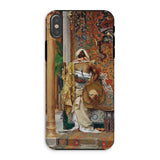 The Palace Guard - Antonio Fabrés Iphone Case, Xs / Matte, Ornate Phone Case Classical Painting Interior Scene Rich
