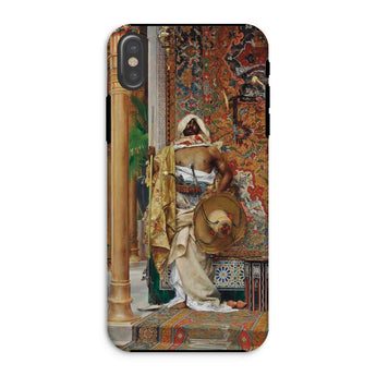 The Palace Guard - Antonio Fabrés Iphone Case, Xs / Matte, Ornate Phone Case Classical Painting Interior Scene Rich