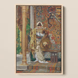 Palace Guard - Antonio Fabrés Orientalism Art Print / Canvas, 12x18’’ / 31x46cm / Natural Frame, Posters Prints & Visual Artwork, Toby Leon