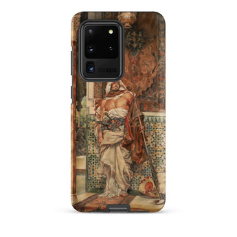 The Palace Guard - Antonio Fabrés Samsung Case, Galaxy S20 Ultra / Matte, Smartphone Case Classical Painting Man Traditional Attire