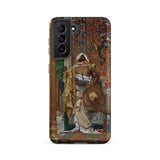 The Palace Guard - Antonio Fabres Samsung Case, Galaxy S21 Fe / Matte, Black Smartphone Case Orientalist Painting