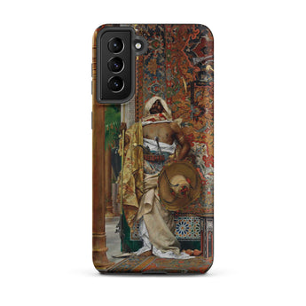 The Palace Guard - Antonio Fabres Samsung Case, Galaxy S21 Plus / Matte, Phone Case Detailed Painting Man Traditional Attire Shield
