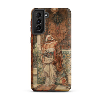 The Palace Guard - Antonio Fabrés Samsung Case, Galaxy S21 Plus / Matte, Smartphone Case Classical Painting Man Traditional Attire