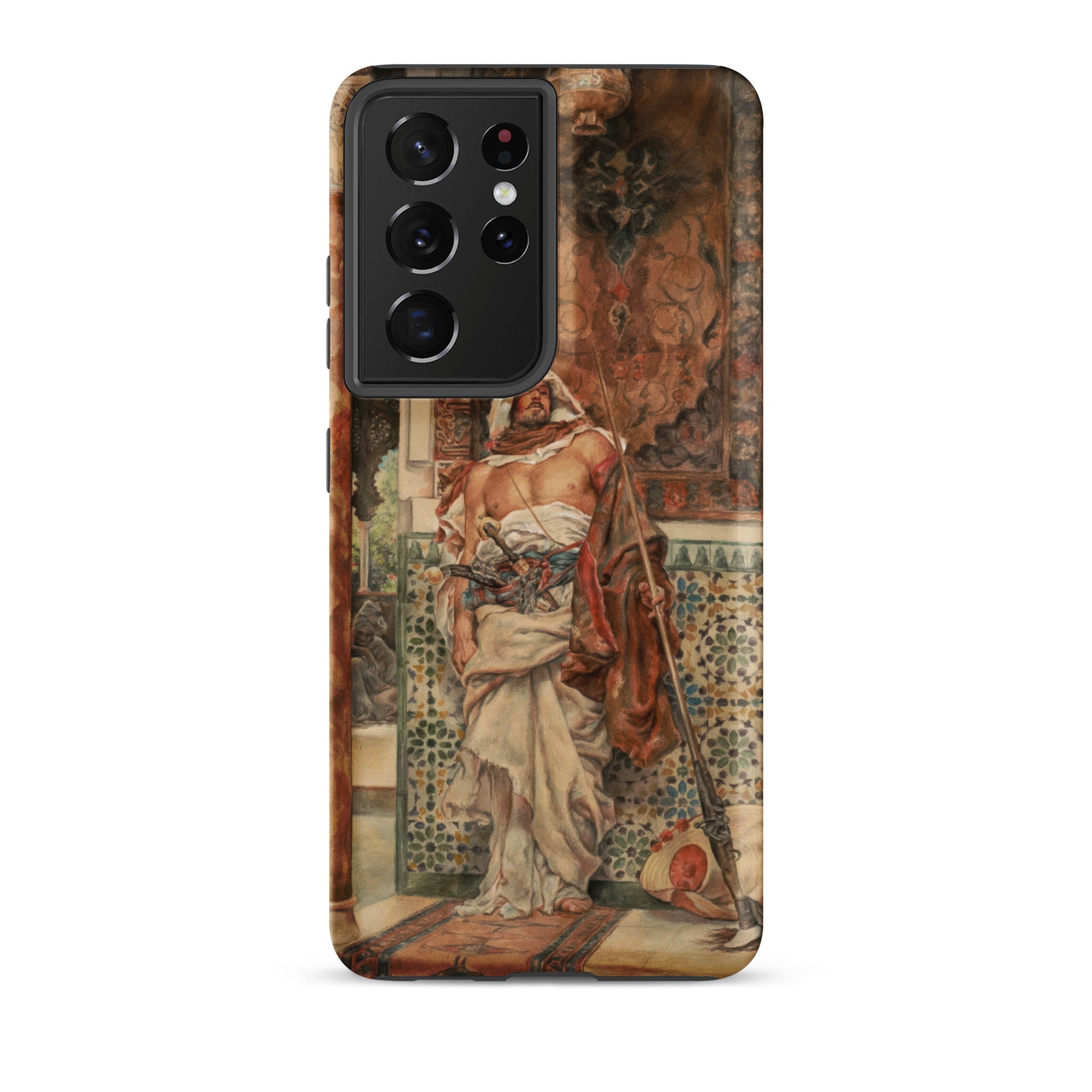The Palace Guard Antonio Fabrés Samsung Case, Galaxy S21 Ultra / Matte, Smartphone Case Classical Painting Man Robes