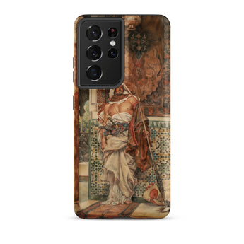 The Palace Guard - Antonio Fabrés Samsung Case, Galaxy S21 Ultra / Matte, Smartphone Case Classical Painting Man Robes