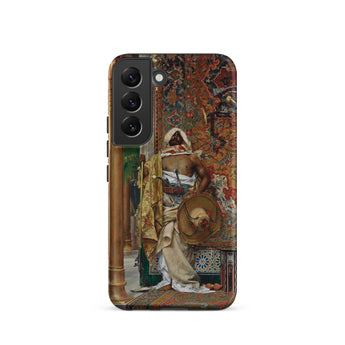 The Palace Guard - Antonio Fabres Samsung Case, Galaxy S22 / Matte, Smartphone Case Classical Painting Seated Figure Traditional Attire
