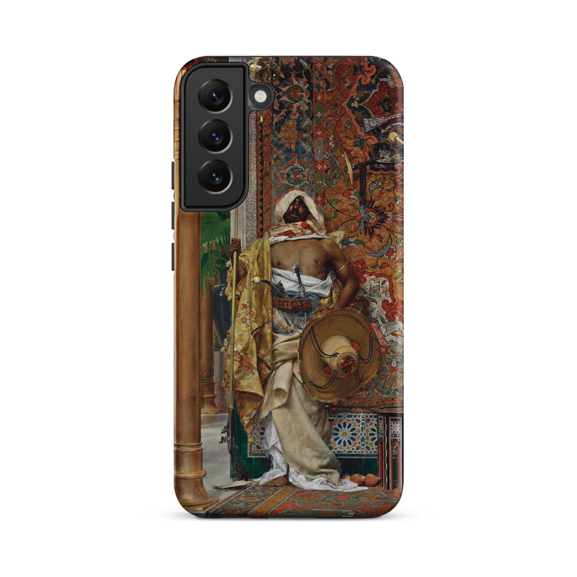 The Palace Guard Antonio Fabres Samsung Case, Galaxy S22 Plus / Matte, Phone Case Classical Painting Arab Warrior