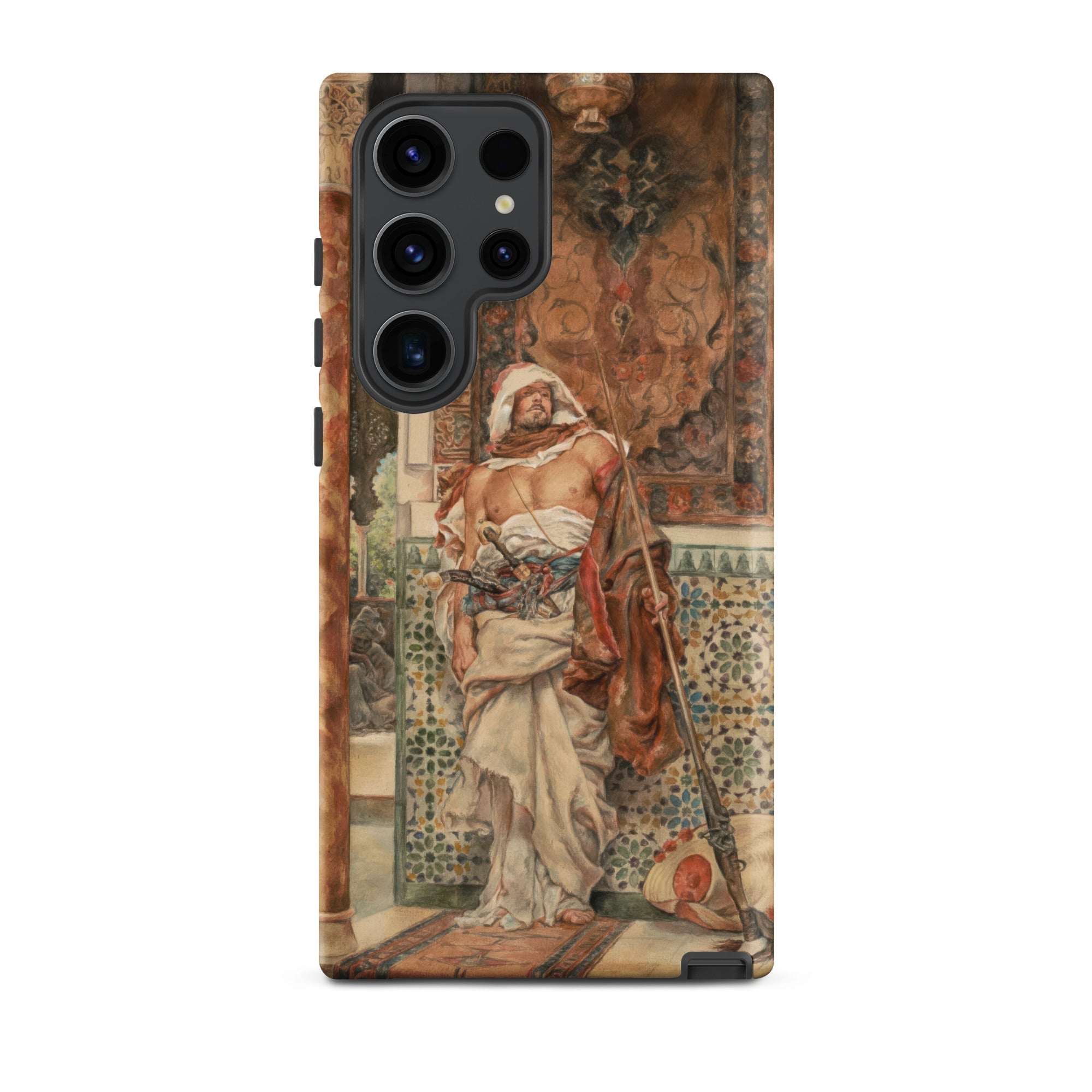 The Palace Guard Antonio Fabrés Samsung Case, Galaxy S23 Ultra / Matte, Smartphone Case Classical Painting Man Traditional Attire