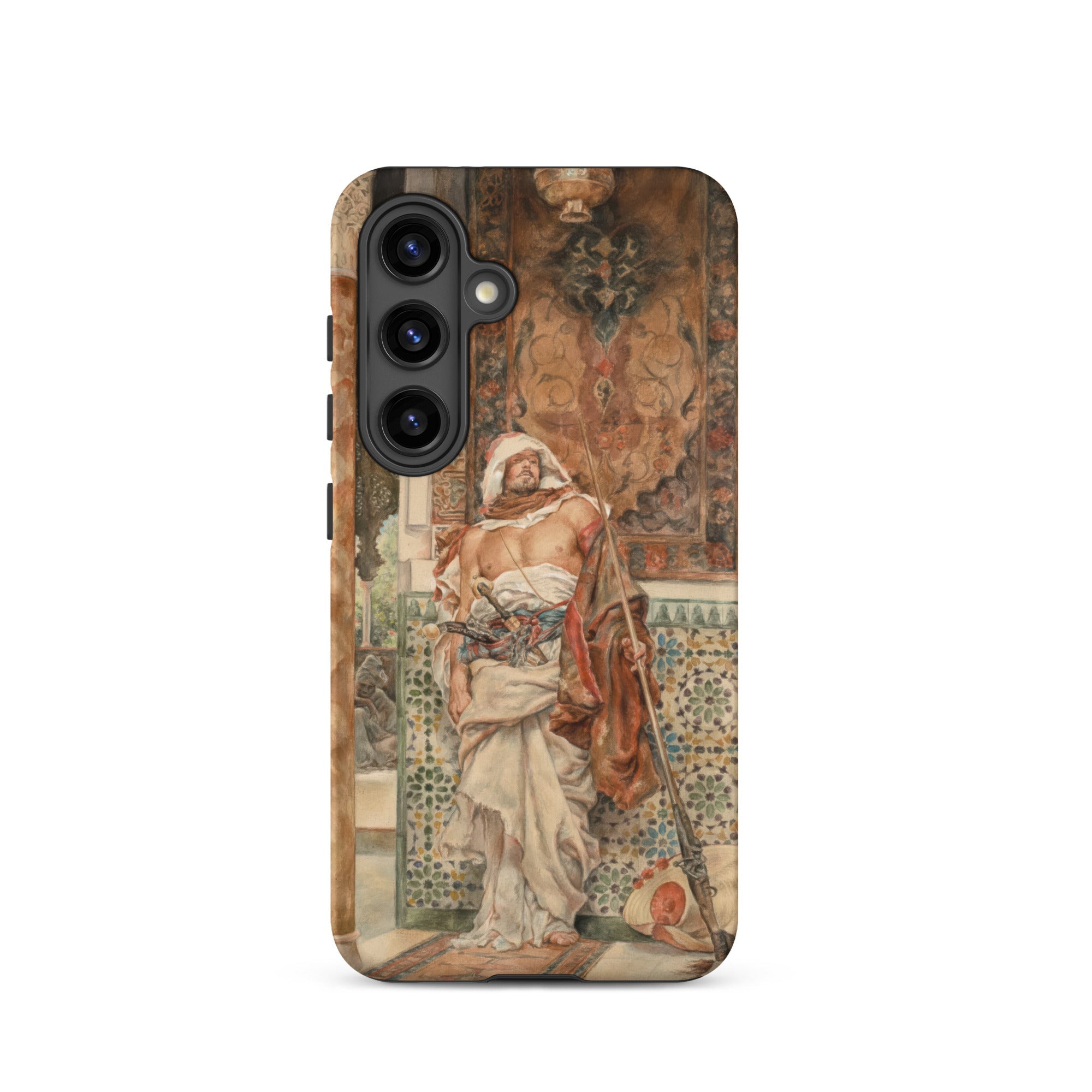 The Palace Guard Antonio Fabrés Samsung Case, Galaxy S24 / Matte, Smartphone Case Classical Painting Man Traditional Attire