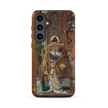 The Palace Guard - Antonio Fabres Samsung Case, Galaxy S24 Plus / Matte, Phone Case Classical Painting Seated Figure Traditional Attire