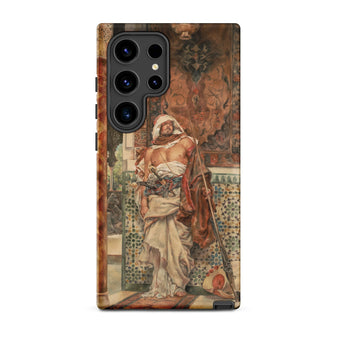 The Palace Guard - Antonio Fabrés Samsung Case, Galaxy S24 Ultra / Matte, Smartphone Case Classical Painting Man Traditional Attire Staff