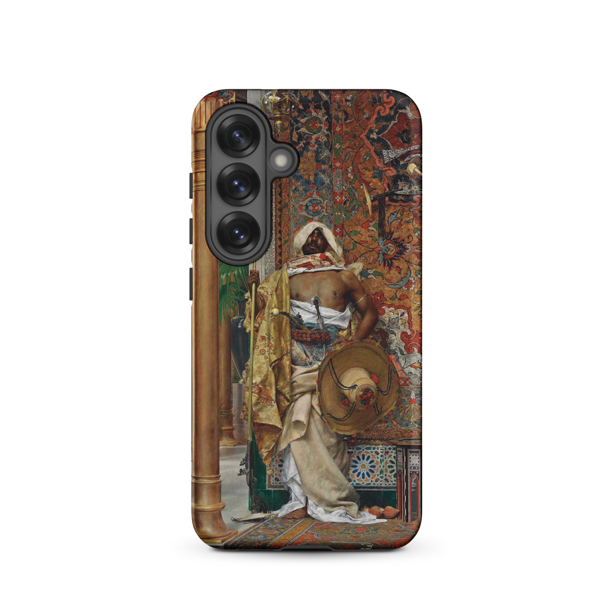 The Palace Guard Antonio Fabres Samsung Case, Galaxy S25 / Matte, Smartphone Decorative Case Orientalist Painting
