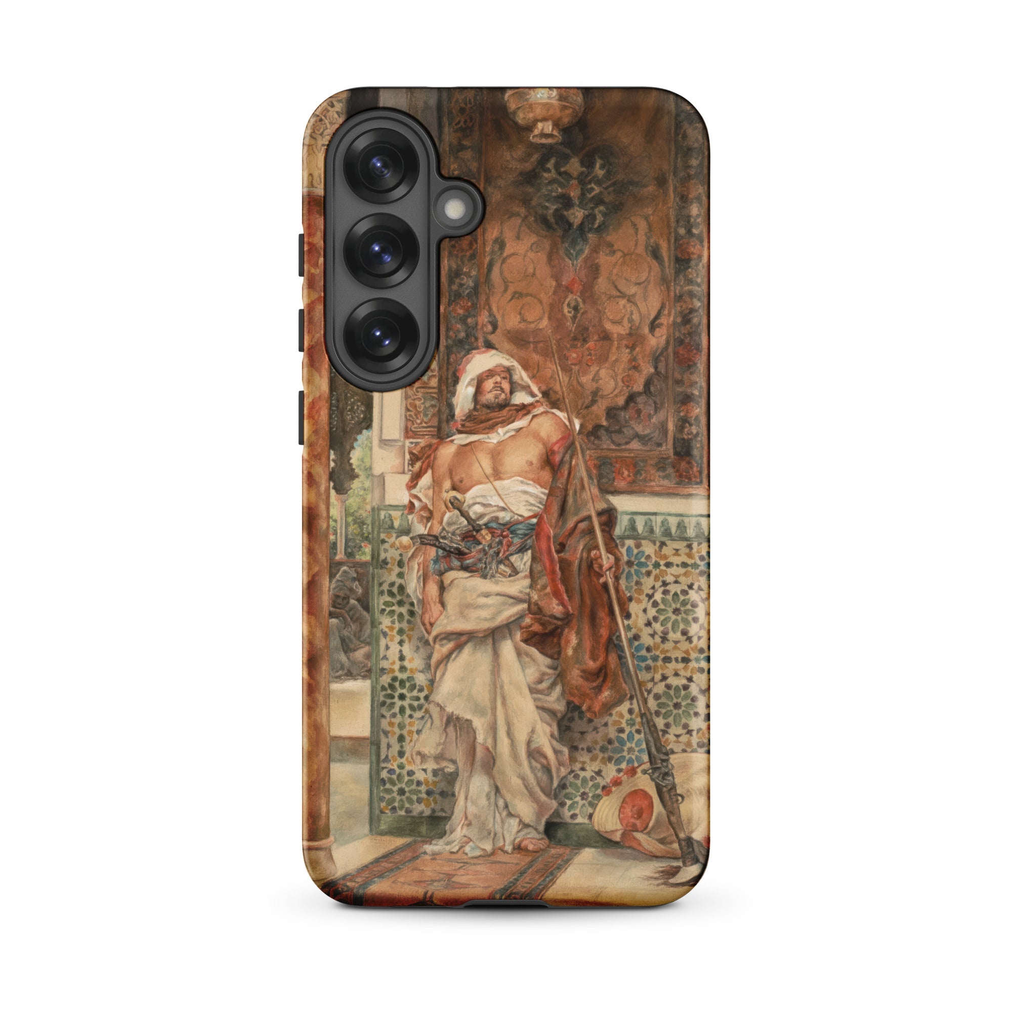 The Palace Guard Antonio Fabrés Samsung Case, Galaxy S25 Plus / Matte, Smartphone Case Classical Painting Robed Figure