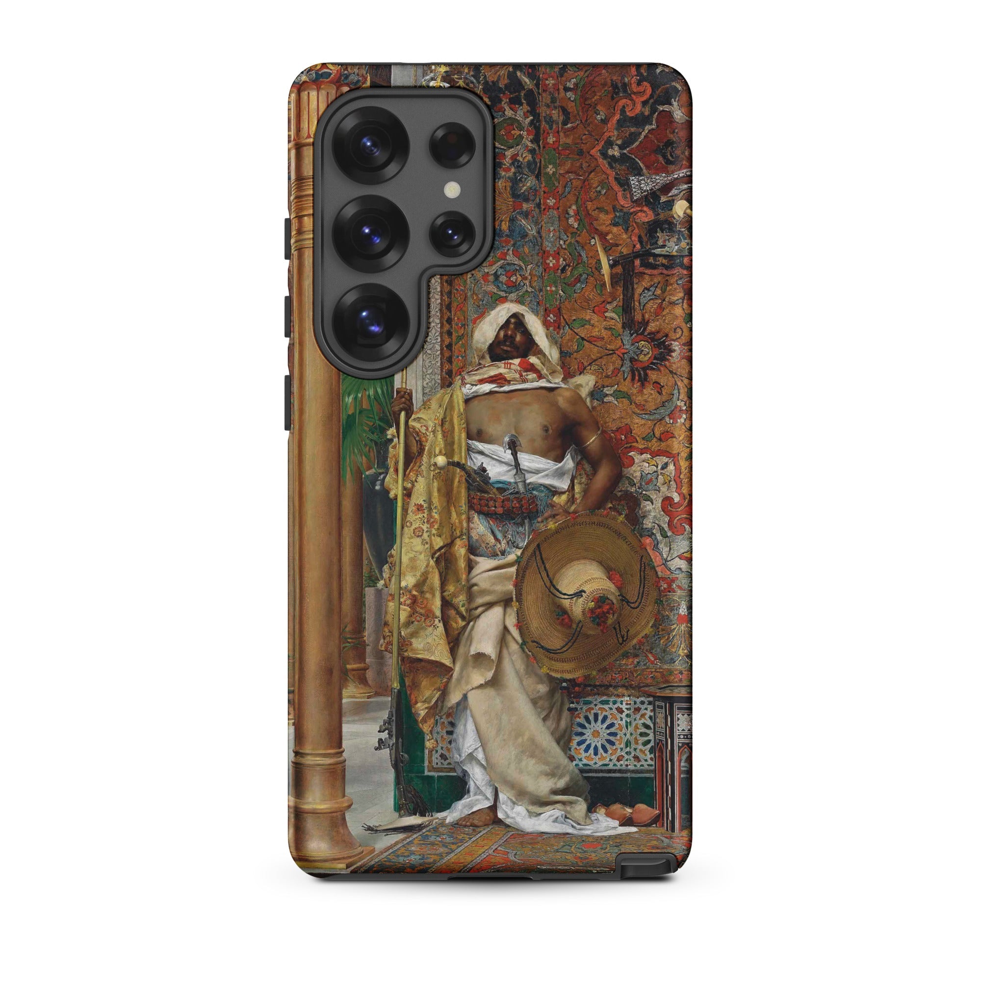 The Palace Guard Antonio Fabres Samsung Case, Galaxy S25 Ultra / Matte, Smartphone Case Orientalist Painting Man Traditional Attire
