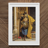 Palace Guard - Ludwig Deutsch Orientalism Art Print / Canvas, Ludwig Deutsch, Palace Guard Art, Ludwig Deutsch’s