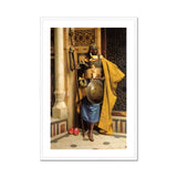 Palace Guard - Ludwig Deutsch Orientalism Art Print, Medieval Knight Yellow Cloak Blue Tunic Armor Weaponry