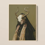 Pandora - Dark Priestess Art Print / Canvas, Dark Priestess Art, Skull Mask Locked, Specter Torn