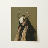 Pandora - Dark Priestess Art Print / Canvas, Dark Priestess Art, Skull Mask Locked, Specter Torn