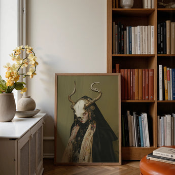 Pandora - Dark Priestess Kunstdruck / Leinwand, Poster, Drucke & visuelle Kunstwerke, Toby Leon