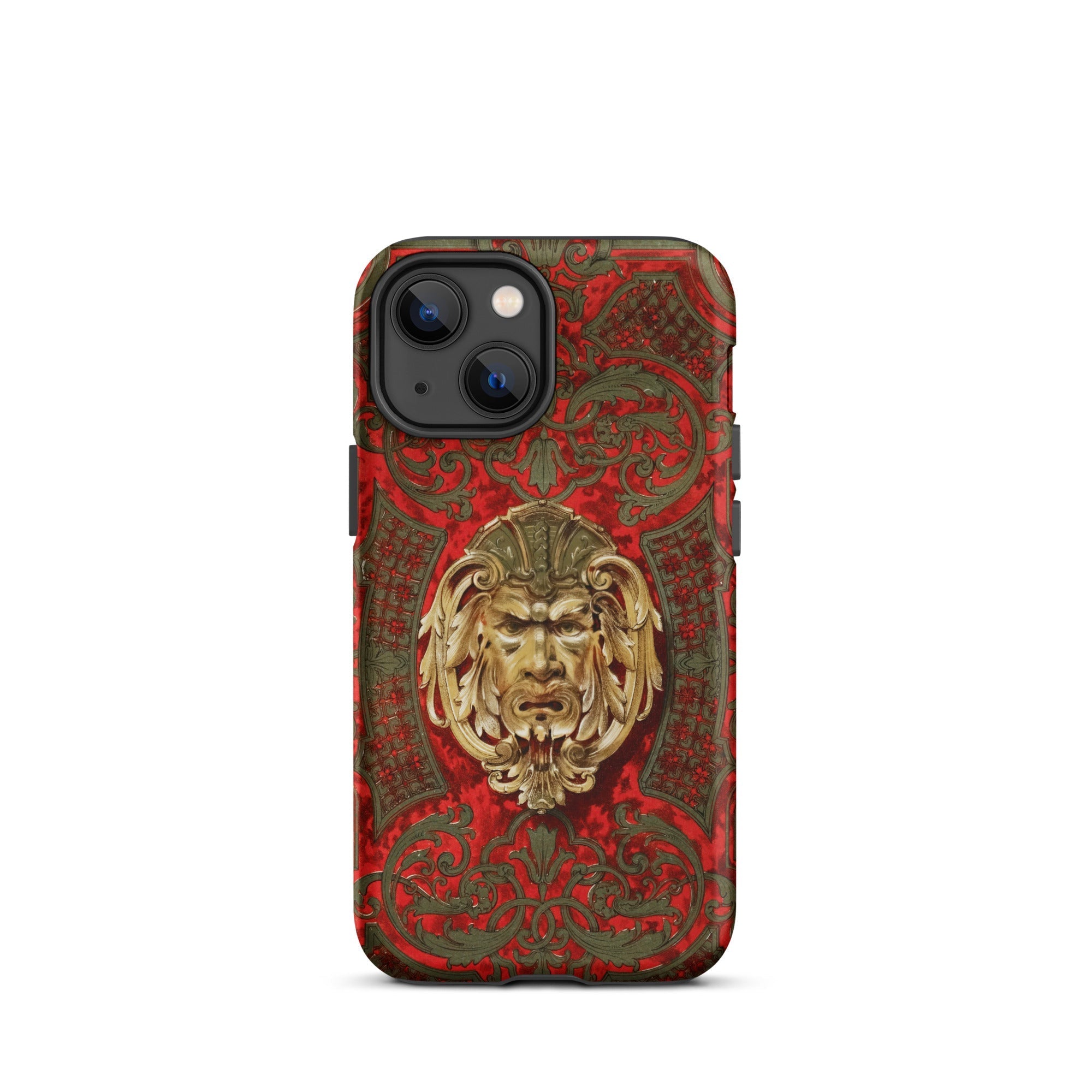 Panel in Buhl Matthew Digby Wyatt Iphone Case, 13 Mini / Matte, Ornate Phone Case Golden Mask