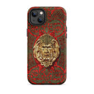 Panel in Buhl Matthew Digby Wyatt Iphone Case, 14 Plus / Matte, Ornate Red Gold Phone Case