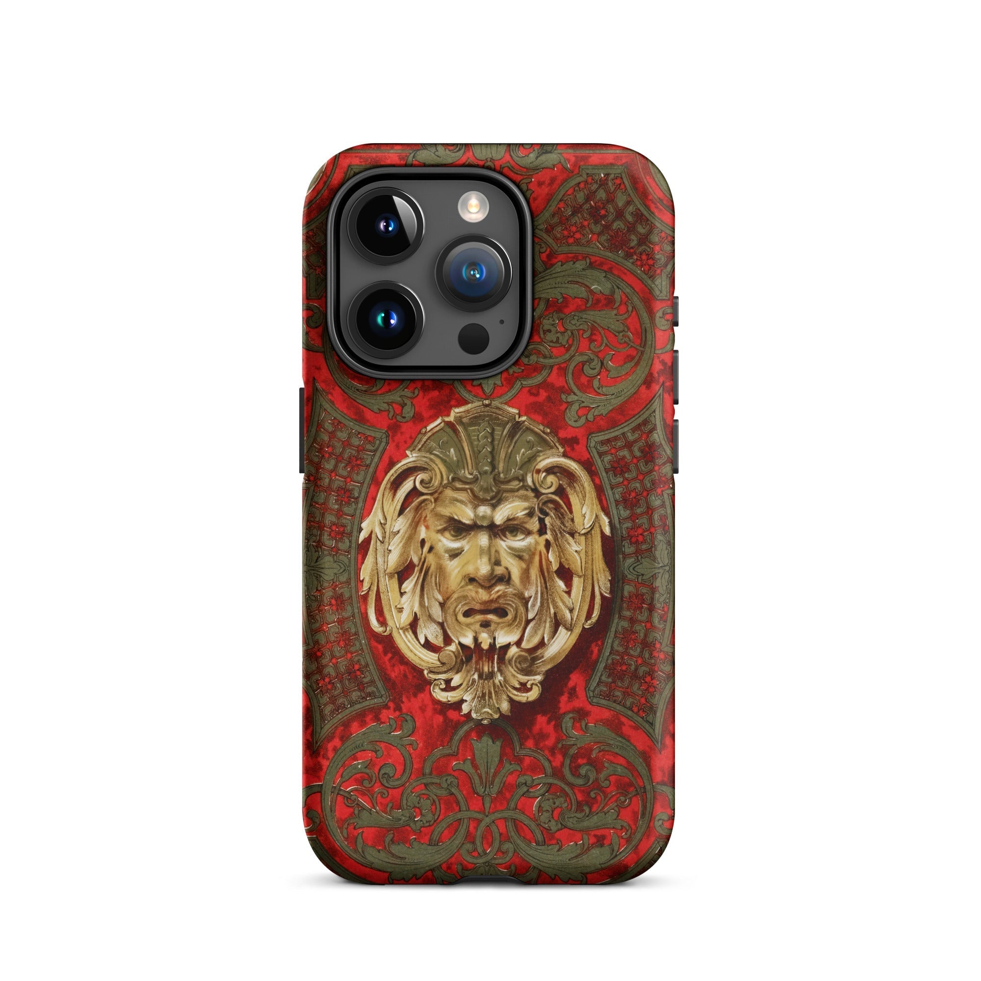 Panel in Buhl Matthew Digby Wyatt Iphone Case, 15 Pro / Matte, Ornate Phone Case Golden Mask