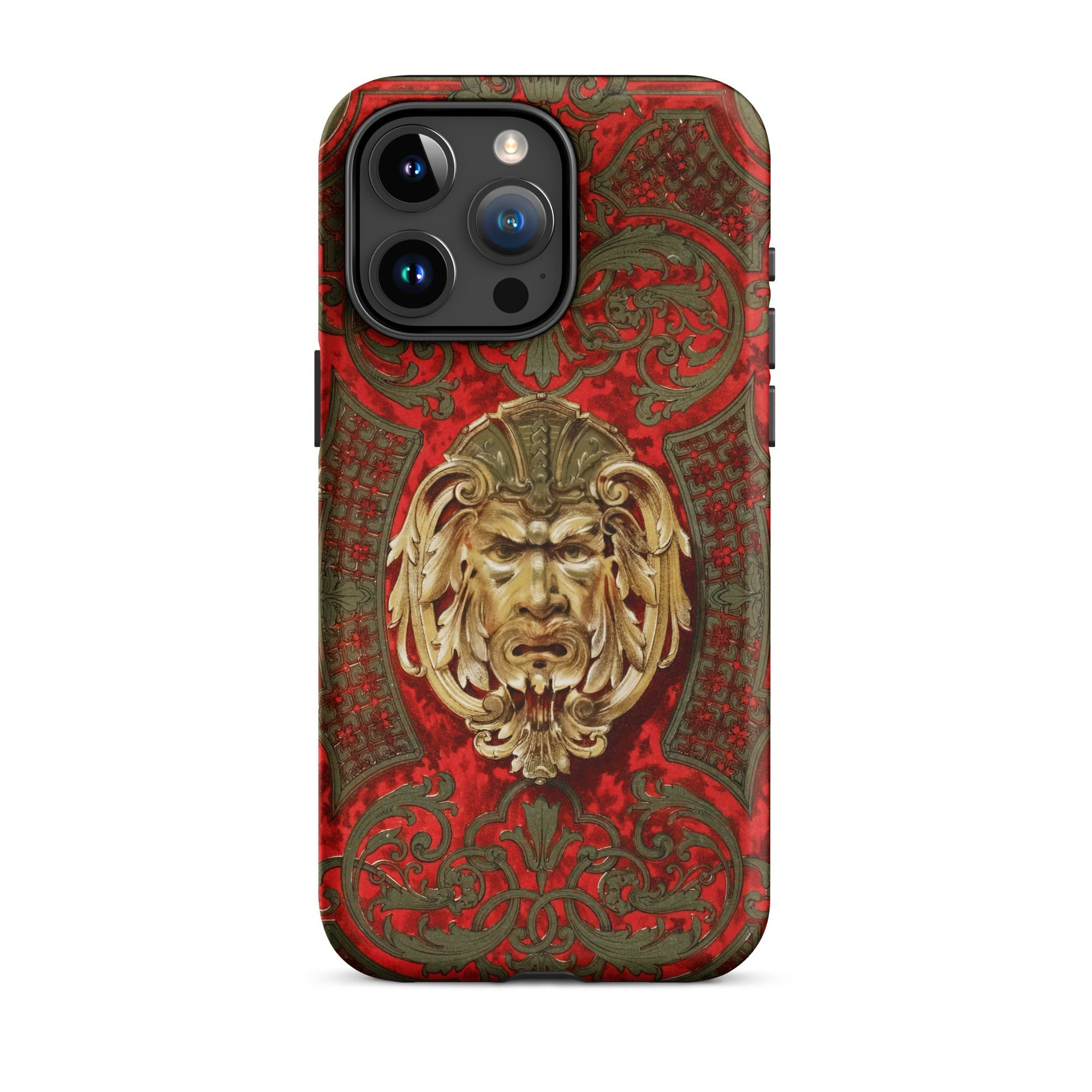 Panel in Buhl Matthew Digby Wyatt Iphone Case, 15 Pro Max / Matte, Ornate Phone Case Golden Mask