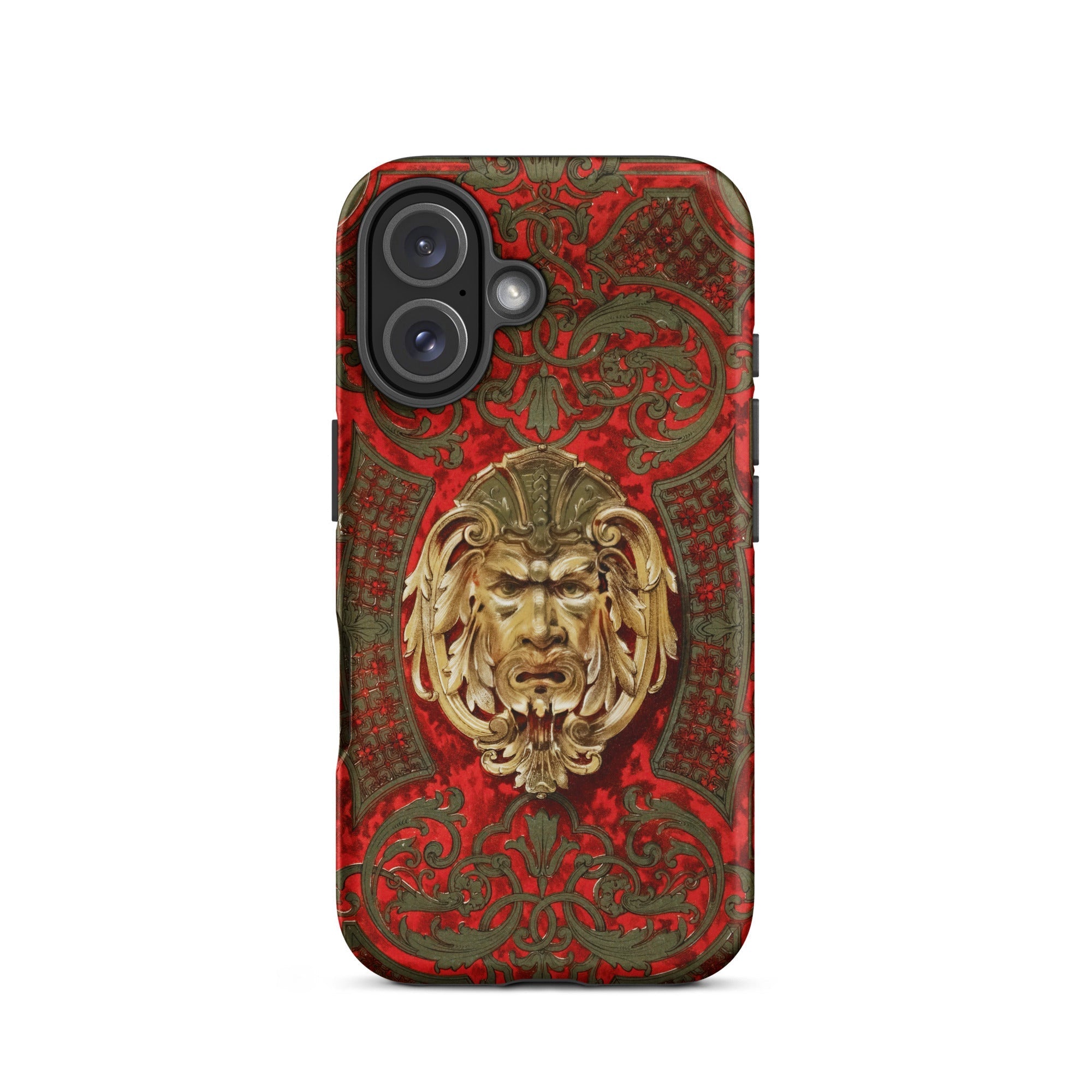 Panel in Buhl Matthew Digby Wyatt Iphone Case, 16 / Matte, Ornate Phone Case Golden Face