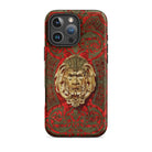 Panel in Buhl Matthew Digby Wyatt Iphone Case, 16 Pro Max / Matte, Ornate Red Gold Phone Case