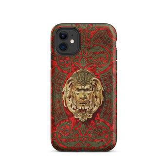 Panel in Buhl - Matthew Digby Wyatt Phone Case Iphone 11 / Matte Ornate Phone Case Grotesque Face Matthew Digby Wyatt, Victorian Opulence,