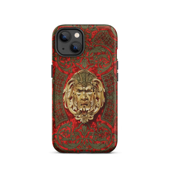 Panel in Buhl - Matthew Digby Wyatt Phone Case Iphone 13 / Matte Ornate Phone Case Grotesque Mask Matthew Digby Wyatt, Victorian Opulence,
