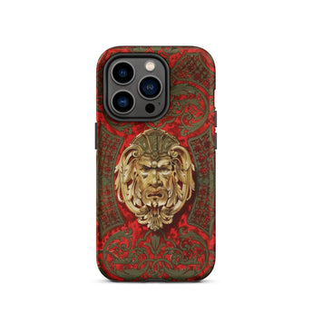 Panel in Buhl - Matthew Digby Wyatt Phone Case Iphone 14 Pro / Matte Ornate Phone Case Grotesque Face Matthew Digby Wyatt, Victorian