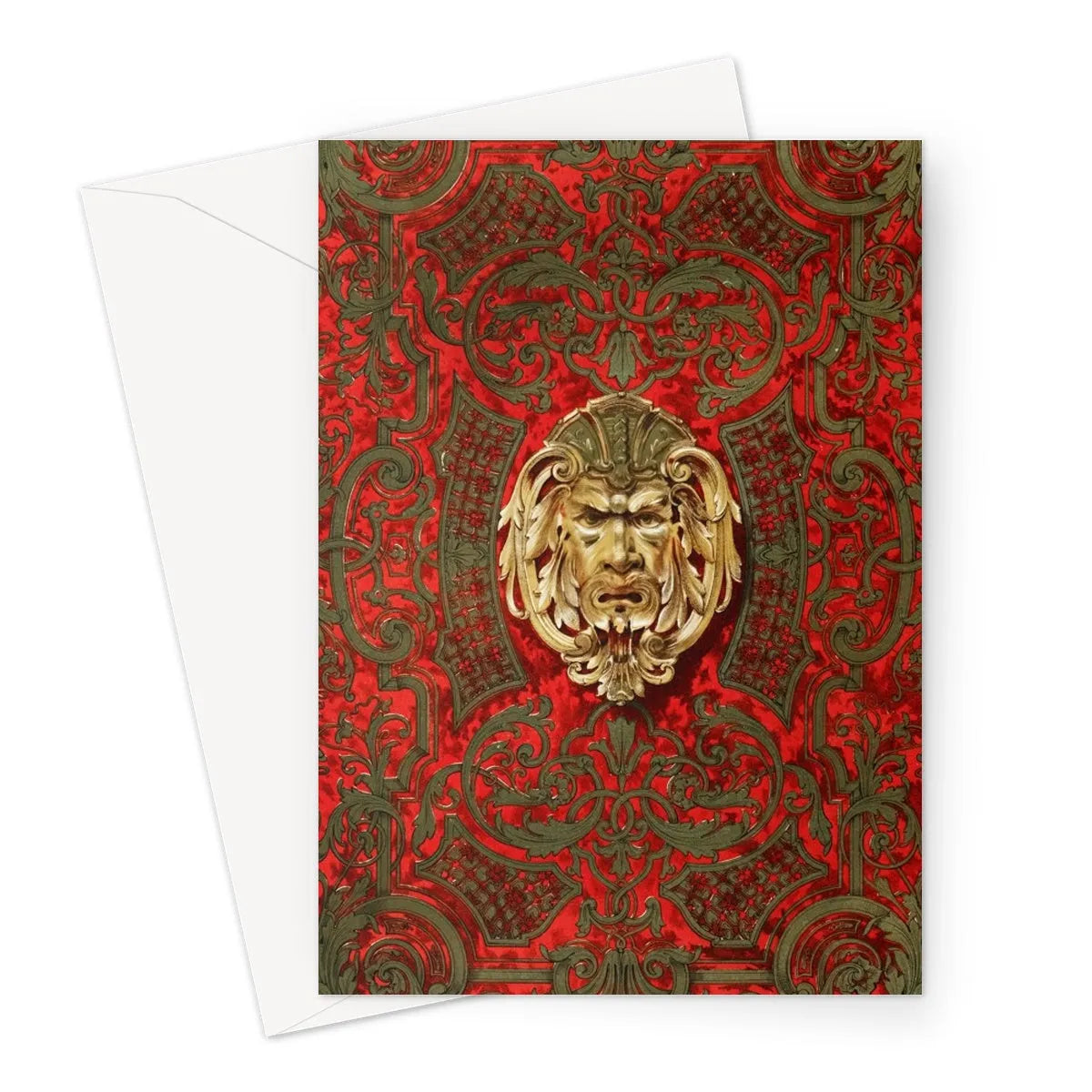 Panel In Buhl By Sir Matthew Digby Wyatt Greeting Card - A5 Portrait / 1 Card - Notebooks & Notepads - Aesthetic Art
