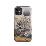 Pantheon - Surreal Cactus God Art Iphone Case, 11 / Matte, Phone Case Surreal Desert Scene