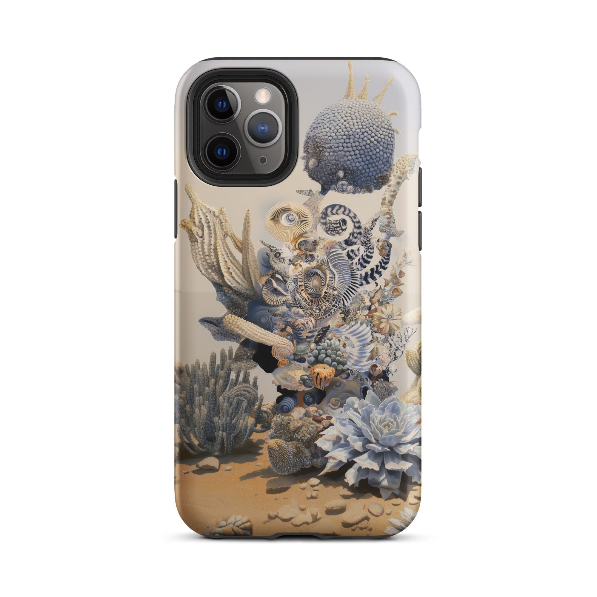 Pantheon Surreal Cactus God Art Iphone Case, 11 Pro / Matte, Coral Reef Patterned Phone Case