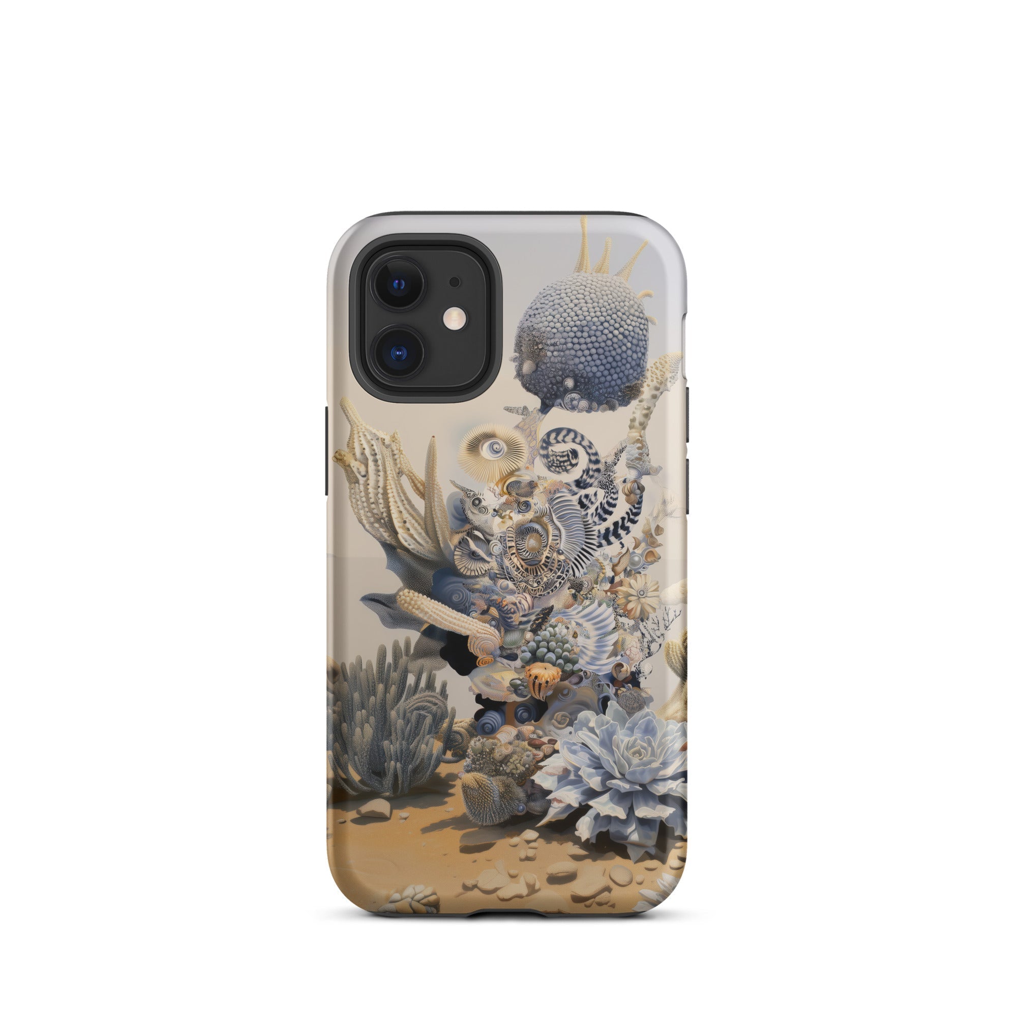 Pantheon Surreal Cactus God Art Iphone Case, 12 Mini / Matte, Floral Patterned Phone Case