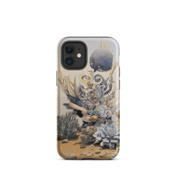 Pantheon - Surreal Cactus God Art Iphone Case, 12 Mini / Matte, Floral-patterned Phone Case