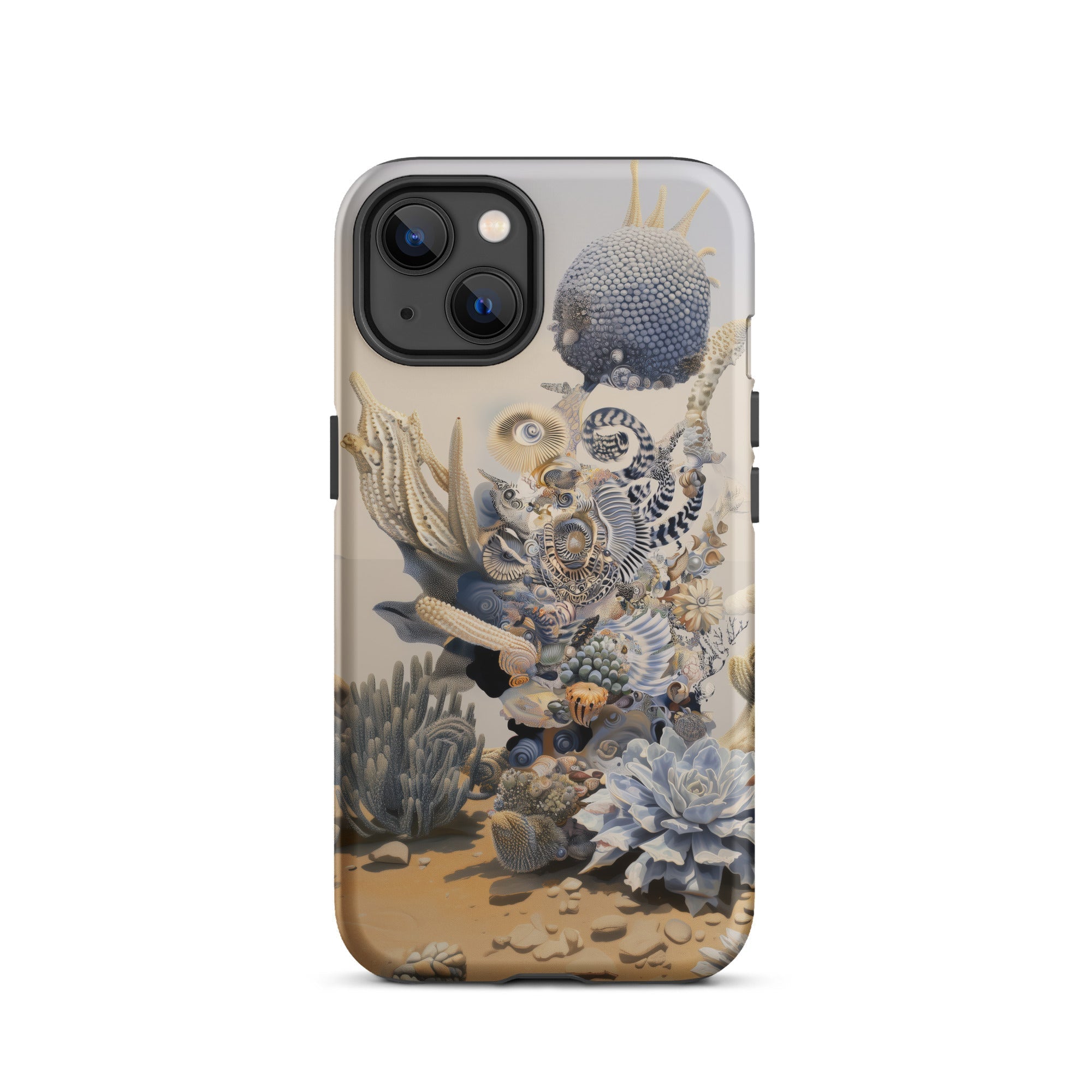 Pantheon Surreal Cactus God Art Iphone Case, 13 / Matte, Iphone Case Surreal Desert Flora Design