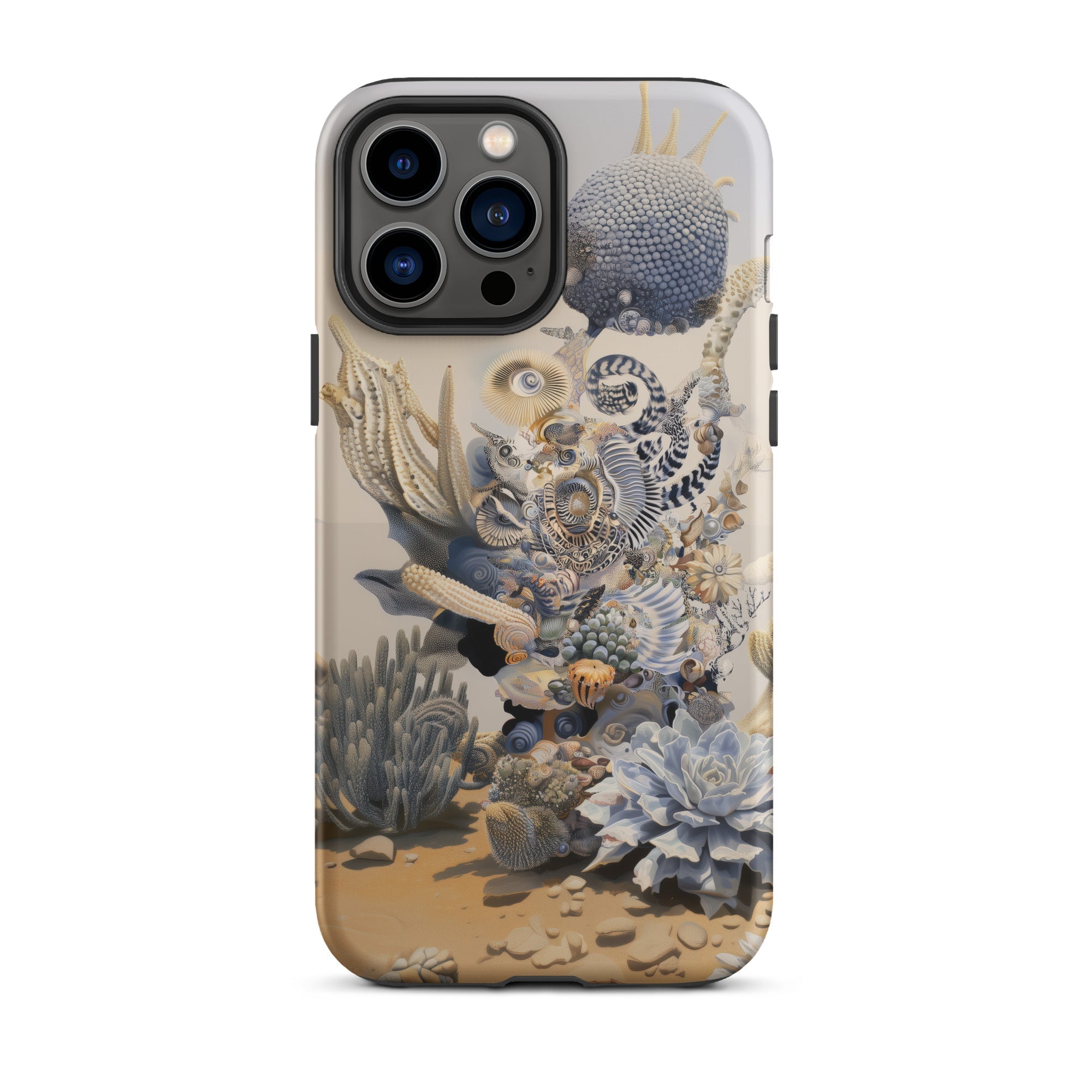 Pantheon Surreal Cactus God Art Iphone Case, 13 Pro Max / Matte, Iphone Case Sea Life Design